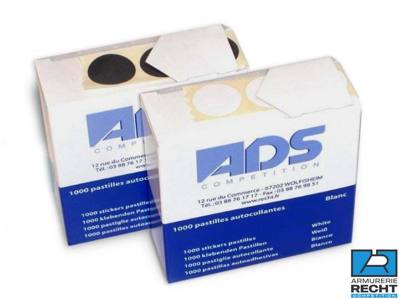 Lot De 250 Pastilles Adhésives Numérotées 15 Mm En PVC - Résistantes Aux Intempéries, Imperméables, Pour Classement, Inventaire, Marquage - Rouge