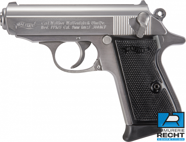 PISTOLET WALTHER PPK/S STAINLESS 9MM SHORT